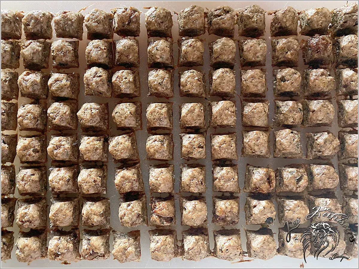 Friandises croquettes de viandes prêtes à consommer